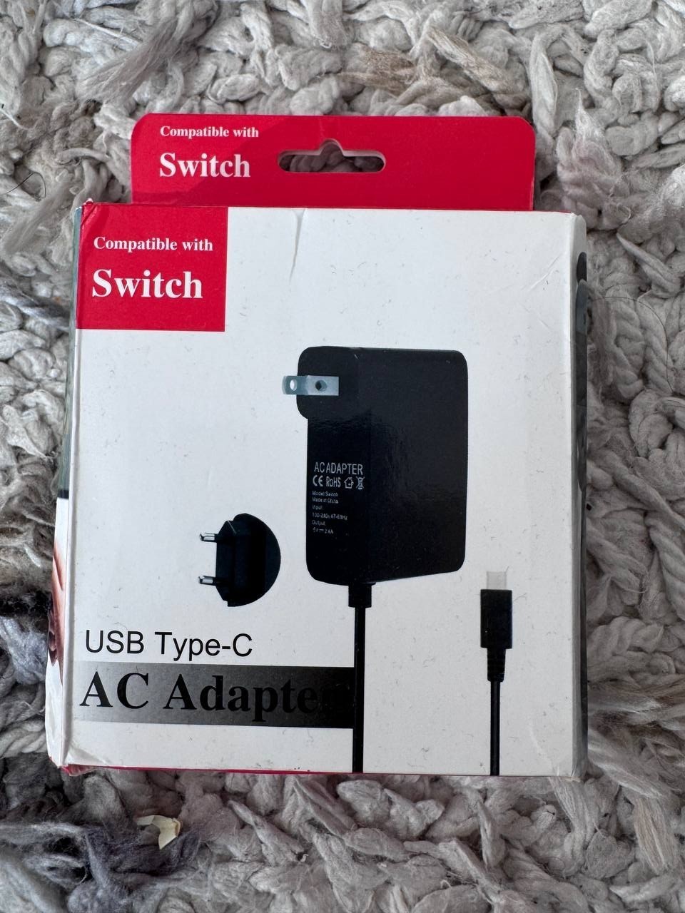USB Type-C AC Adapter Wall Charger for Nintendo Switch Lite OLED - New