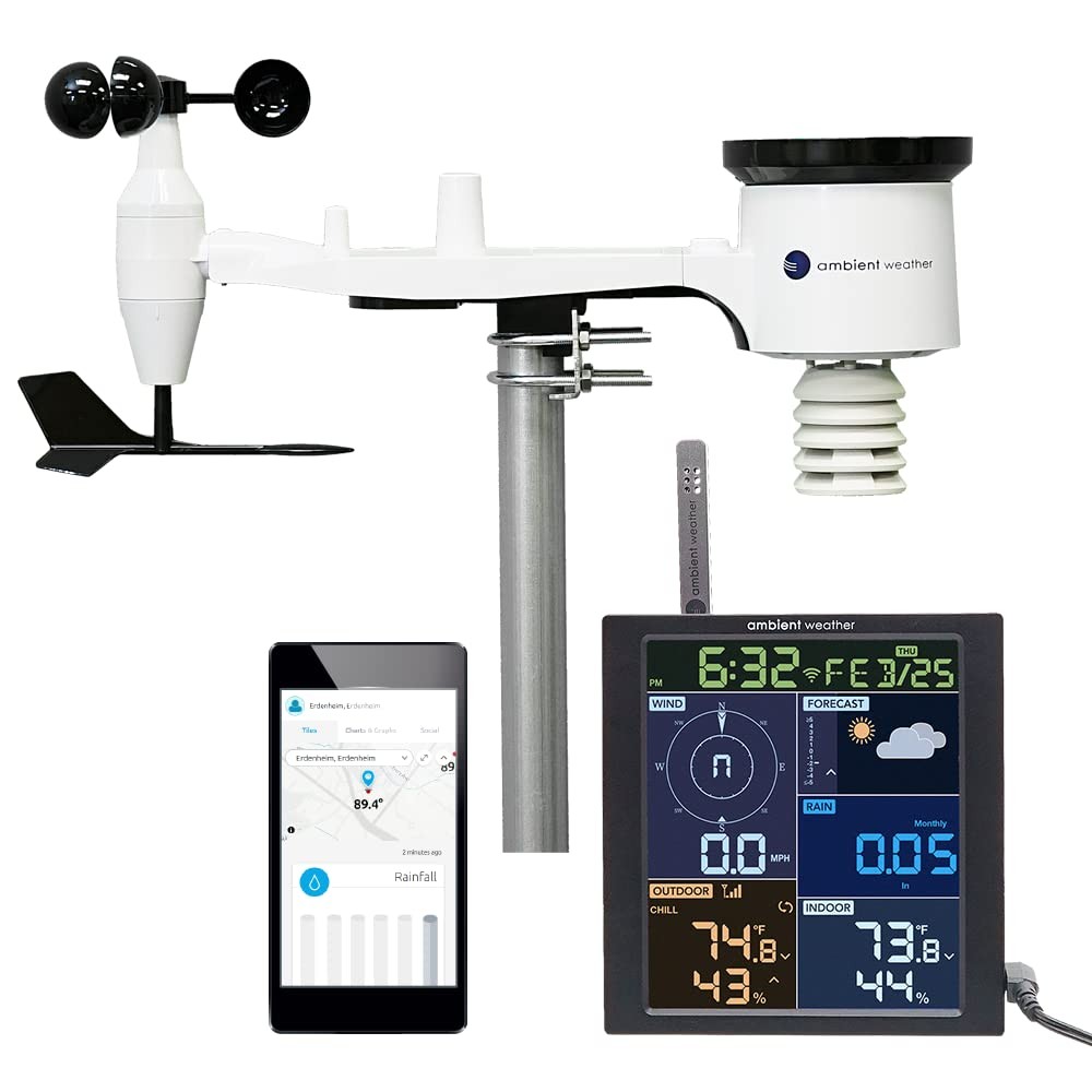WS-1965 WiFi Weather Station w/Remote Monitoring and Ambient Weather Network