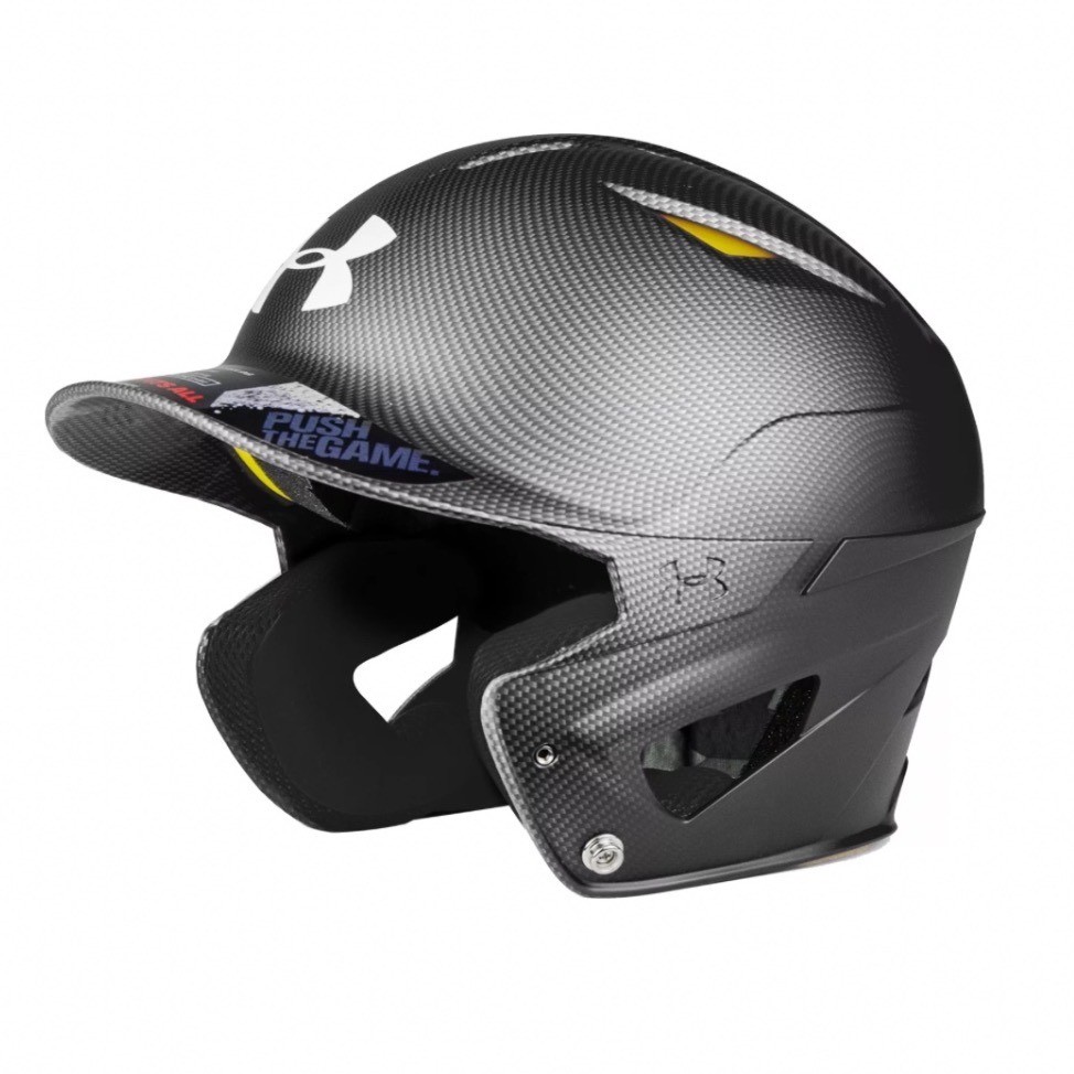 NEW Under Armour Converge Shadow Black One Size Senior Baseball Helmet