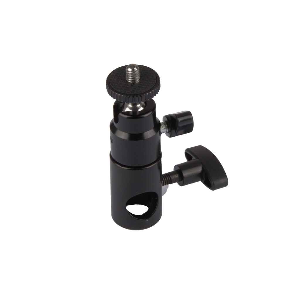 CAMVATE Aluminum Alloy Light Stand Mount And 1/4''-20 Mini Ball Head