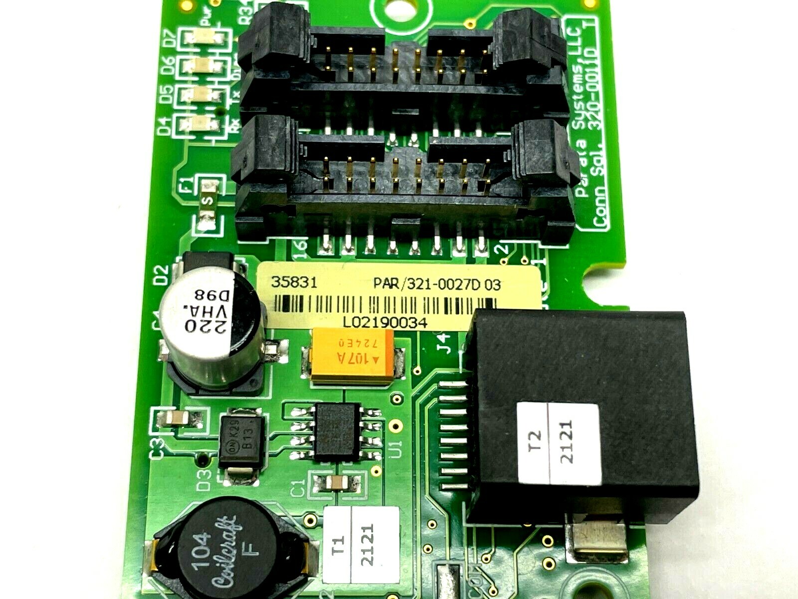 Parata 321-0027D 03 Connection Board