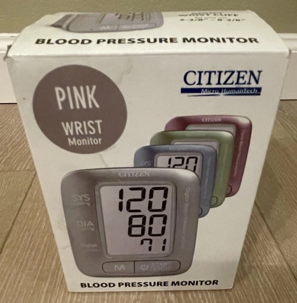 Citizen Blood Pressure Monitor CH-650, Adult Sized, Pink