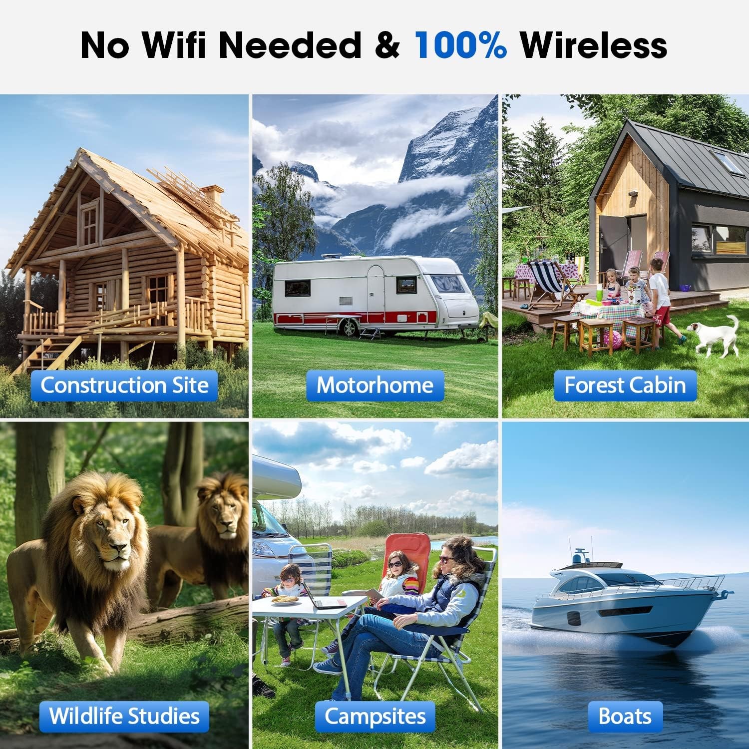 2* Campark 2K 4G LTE Cellular Solar PTZ Trail Camera Security Camera + SIM Card