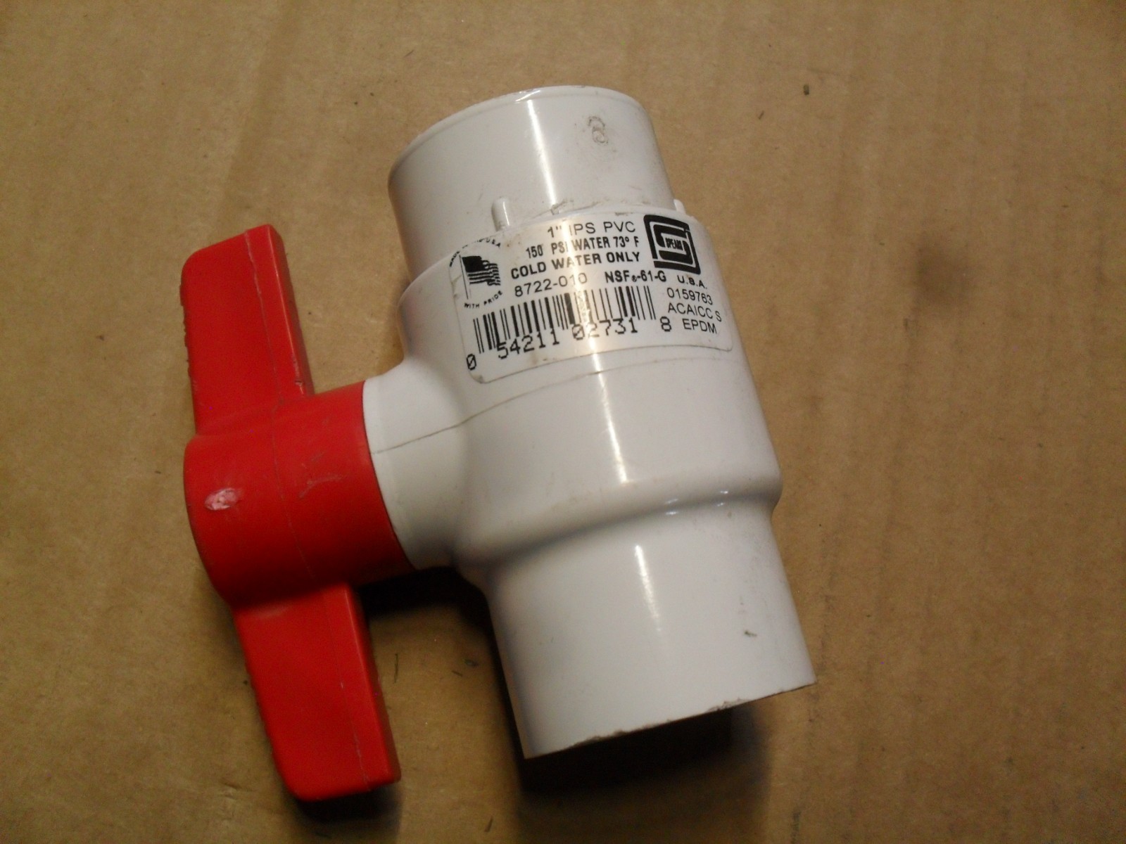 Spears  8722-010 1" PVC Ball valve