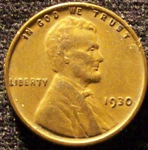 1930 Lincoln Wheat Cent