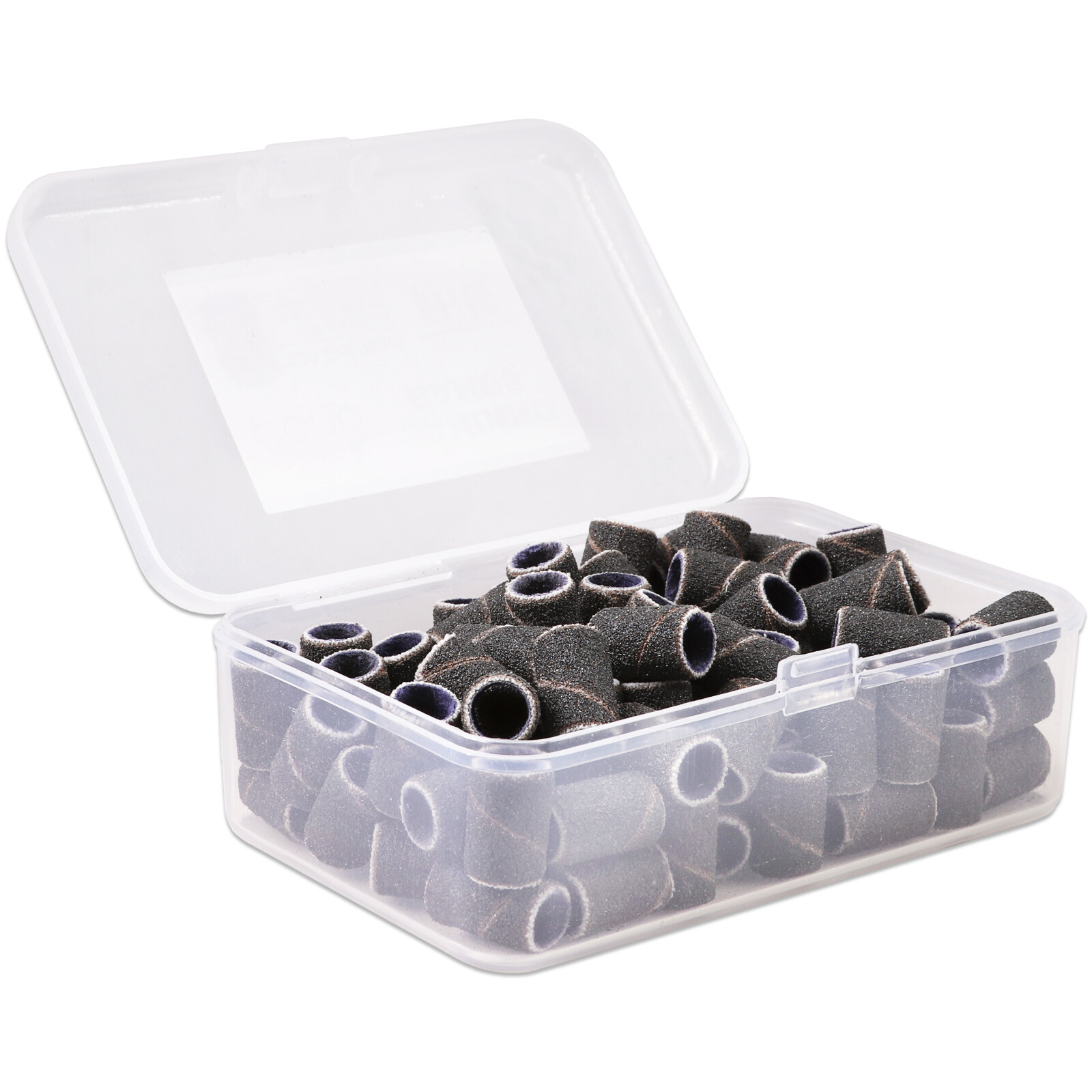 PANA 100 Pieces Nail Sanding Bands for Nail Drill Bits File (120 Grit, Black)