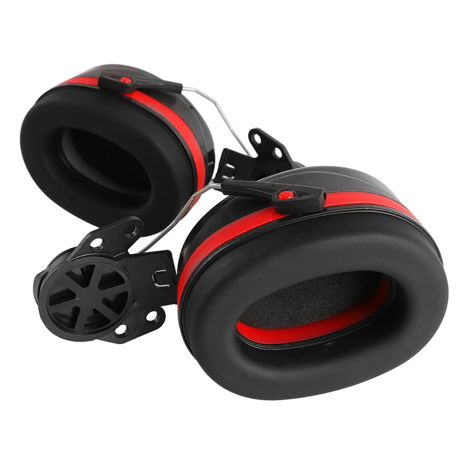 2Pcs Hard Hat Attachment Earmuff Noise Reduction Angle Adjustable Telescopic