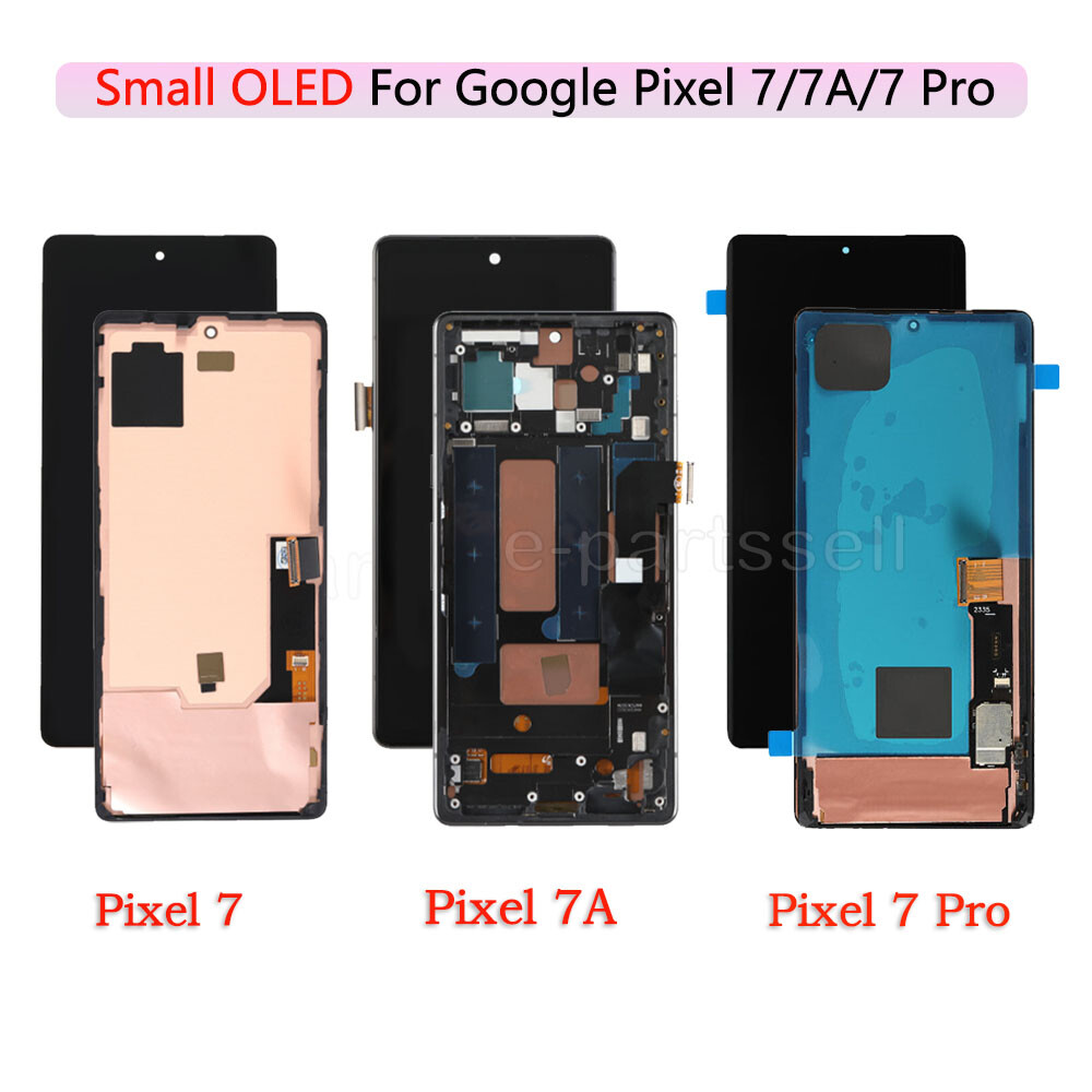 For Google Pixel 7 7A 7 Pro Small Size OLED Display LCD Touch Screen Replacement
