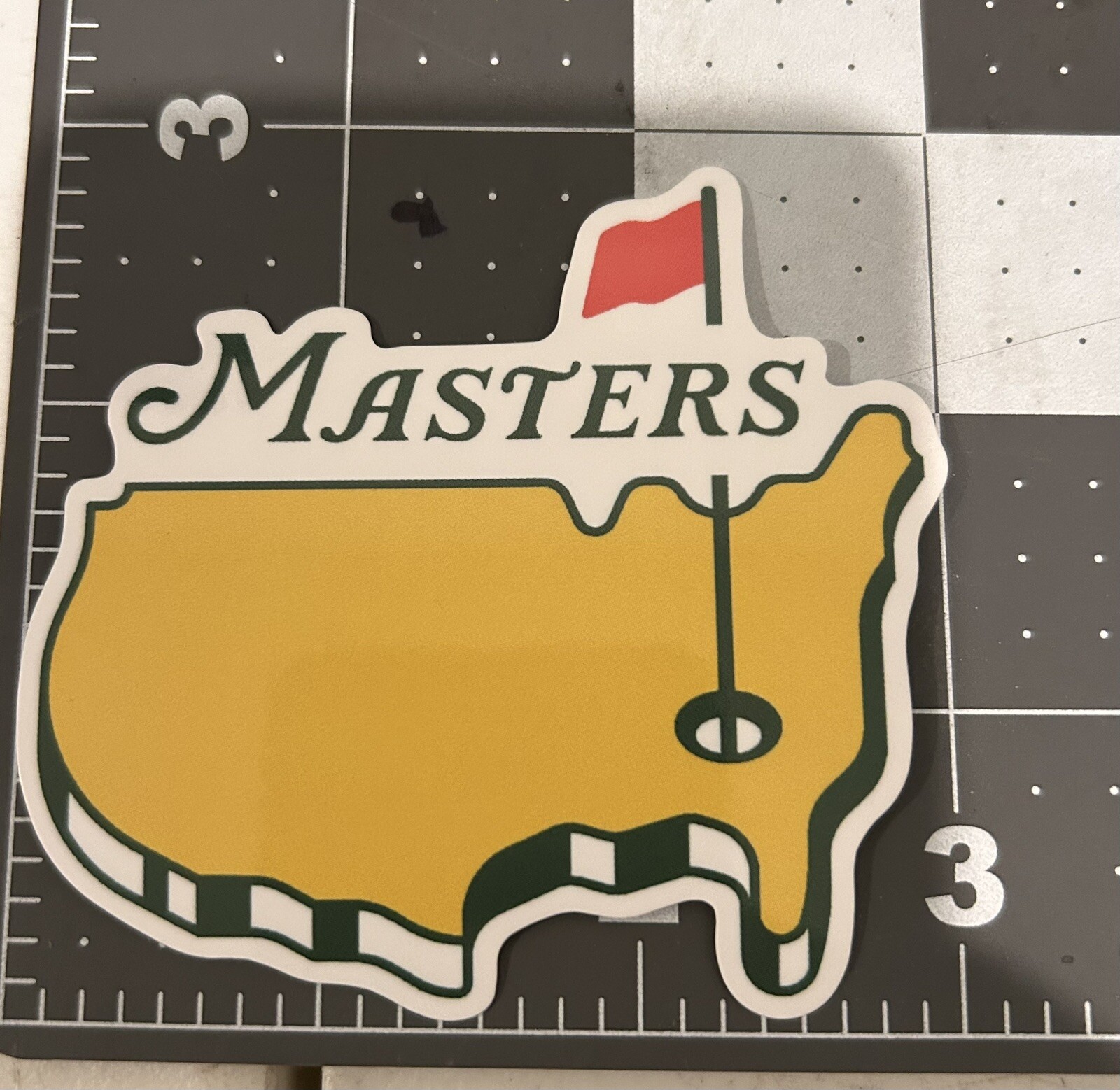 Masters Golf Logo Vinyl 3 Inches Inch Sticker