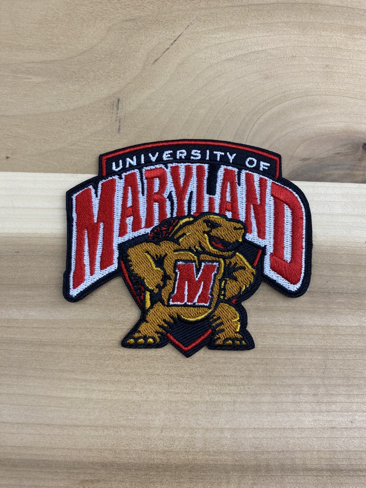 University Of Maryland Logo Iron On Patch 3.5”