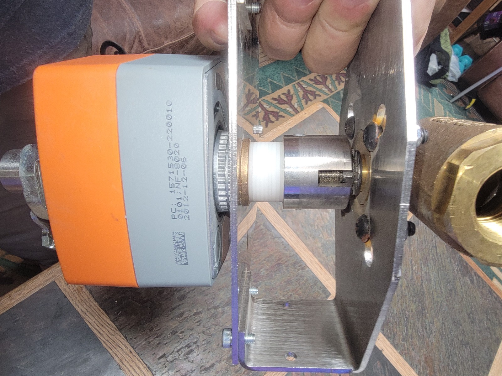 BELIMO NFB24-X1 spring return actuator with 3/4 inch Apollo valve