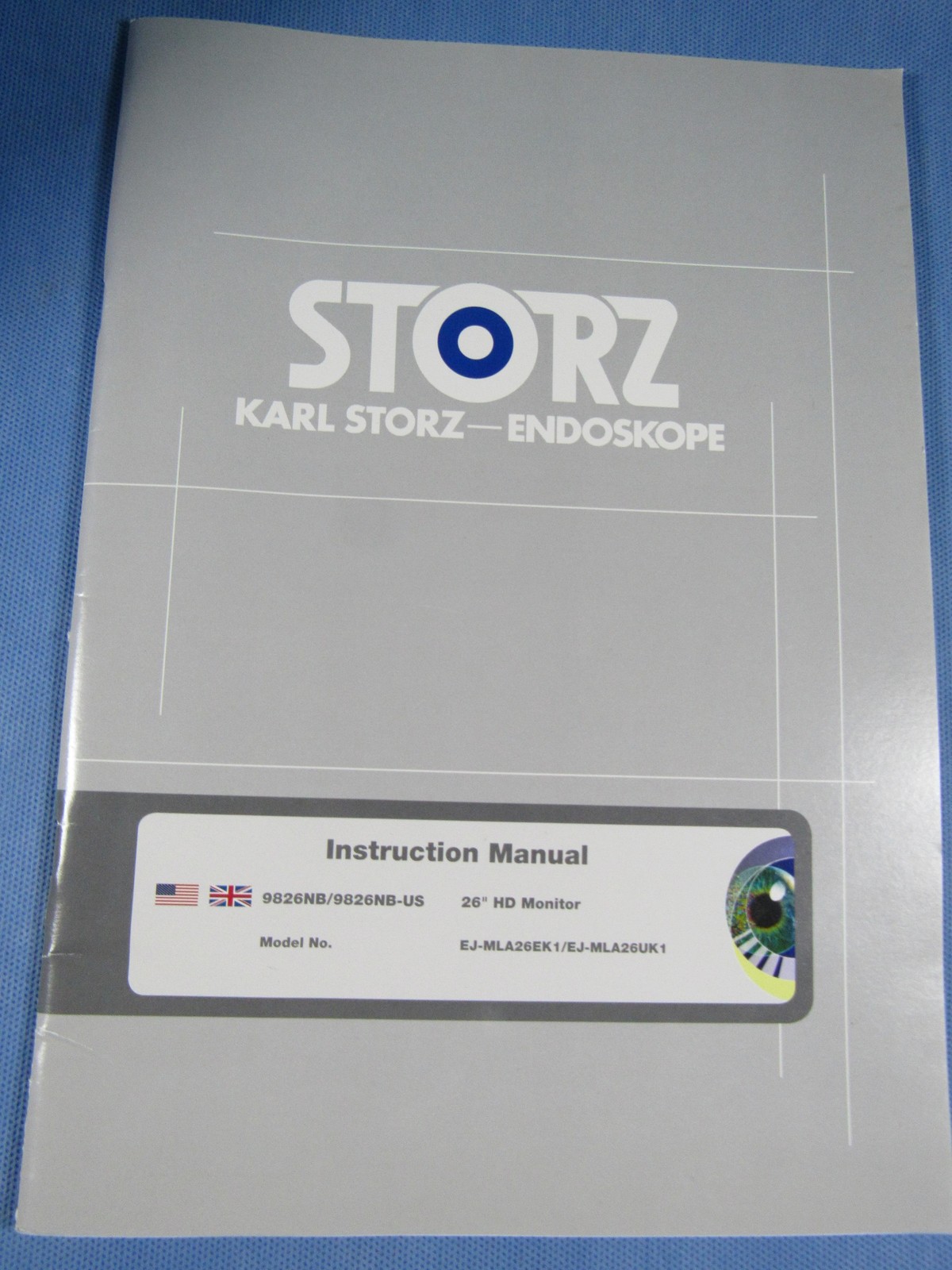 Panasonic 26" HD Monitor Manual 9826NB 9826NB-US EJ-MLA26EK1 Storz Endoscope