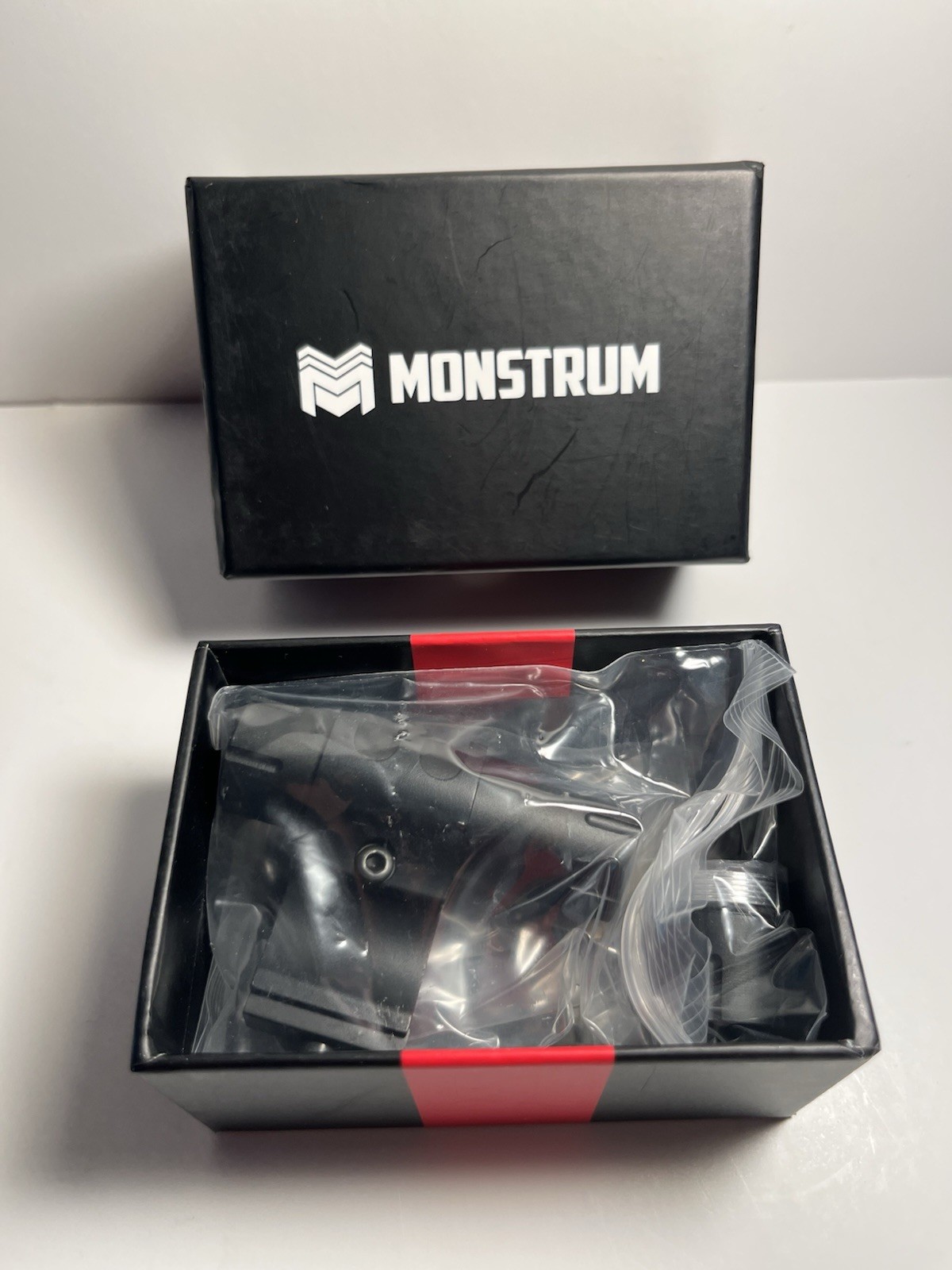 Monstrum Pistol Rail Mount Light F07-B Lightweight Black Rail Mounted Flashlight
