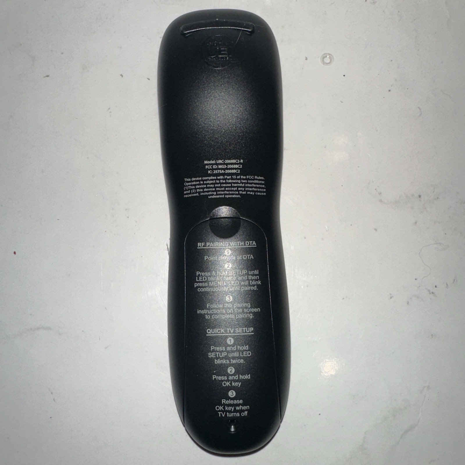 Suddenlink Universal Remote Control Pulse RF Remote URC-2068BC2-R