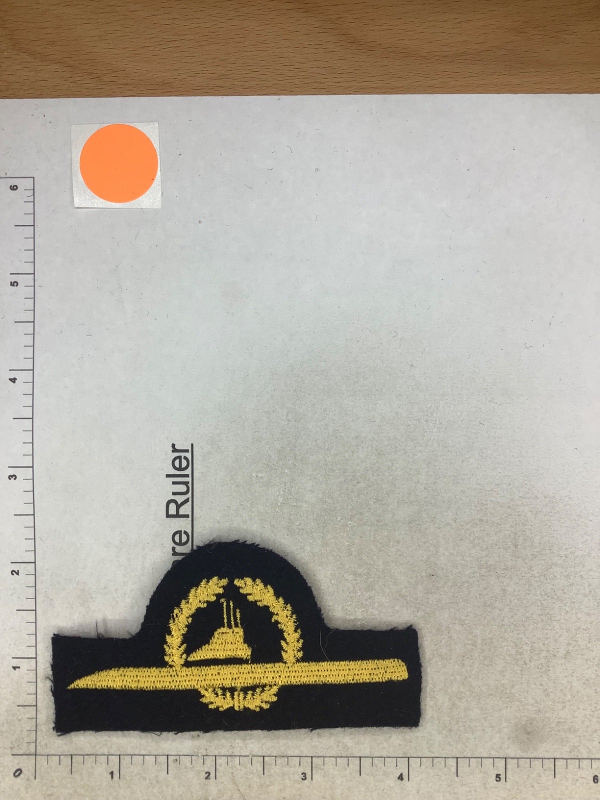 VINTAGE  WEST GERMAN NAVY SUB PATCH