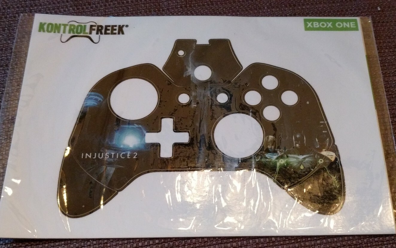 Injustice 2 Batman Superman Supergirl Xbox 1 Controller Skin Vinyl Sticker Decal