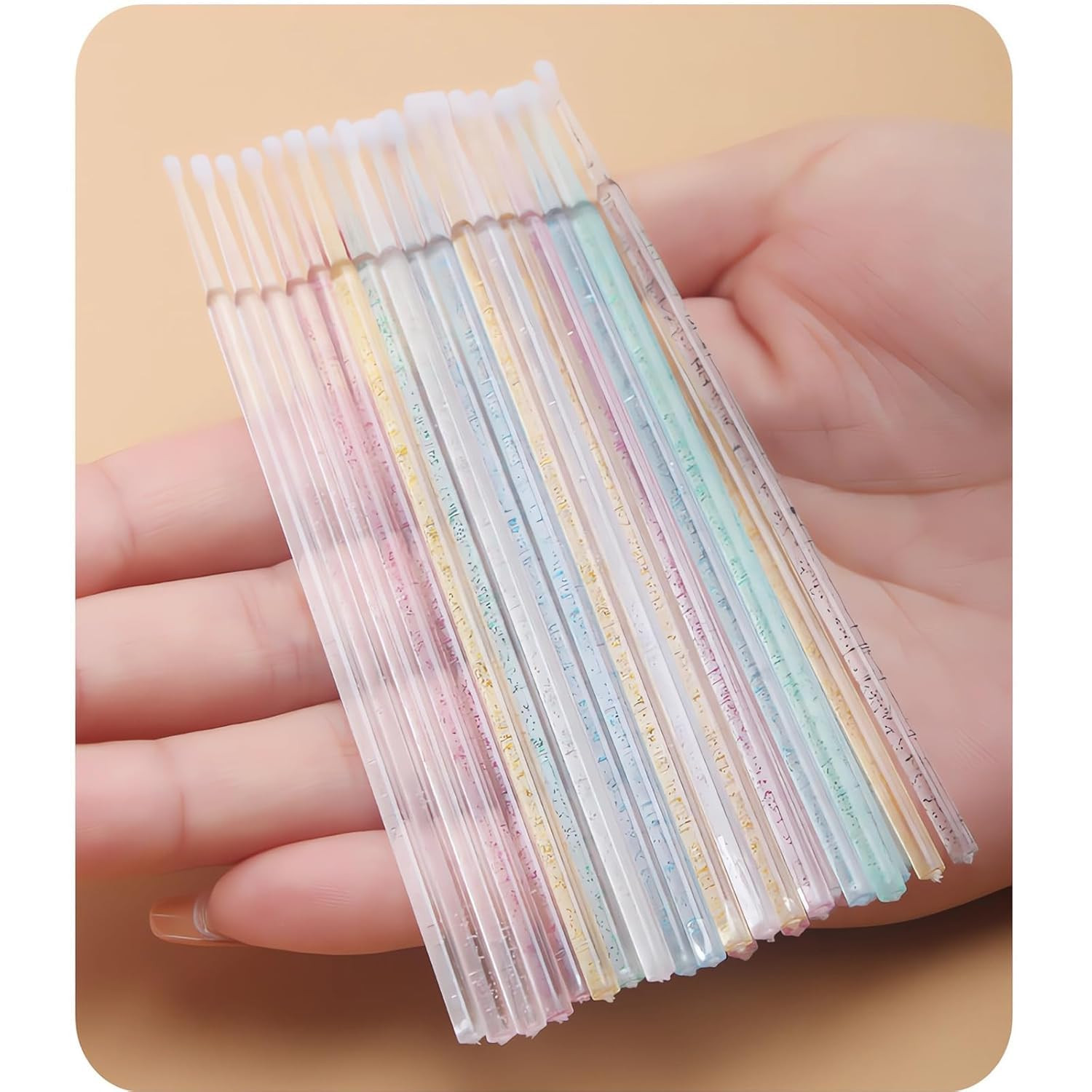 400Pcs Micro Brush, Micro Swabs for Eyelash Extension Disposable Applying Makeup