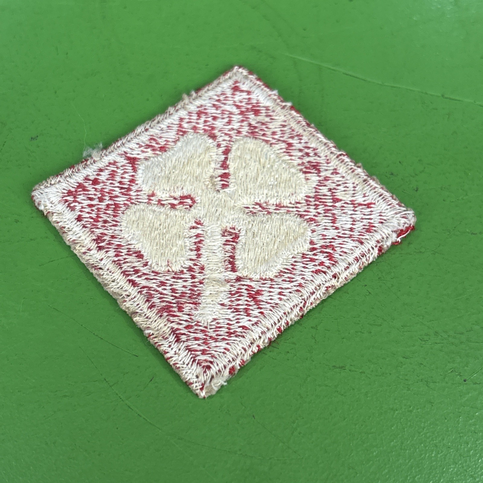 US Army 4th Army Patch Four Leaf Clover