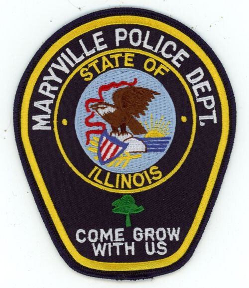 ILLINOIS IL MARYVILLE POLICE NICE SHOULDER PATCH SHERIFF