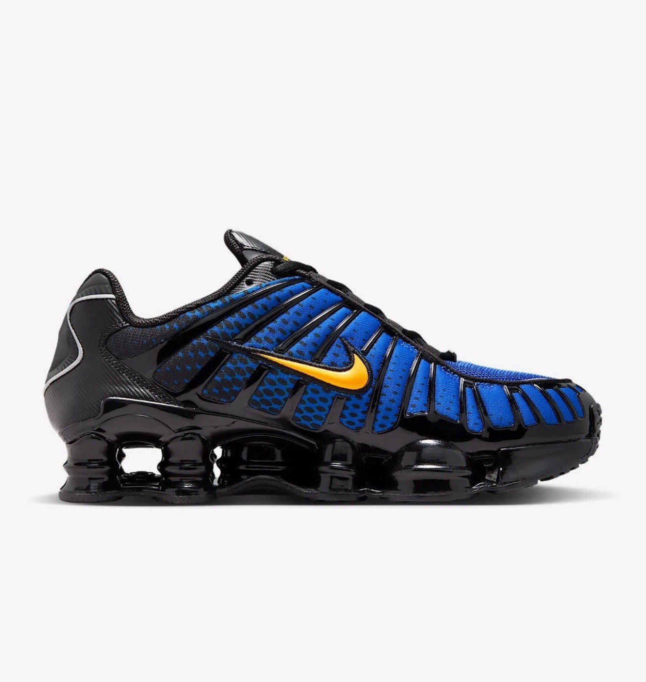 Nike Shox TL Shoes Black Lyon Blue Varsity Maize IB7670-001 Men's Sizes NEW