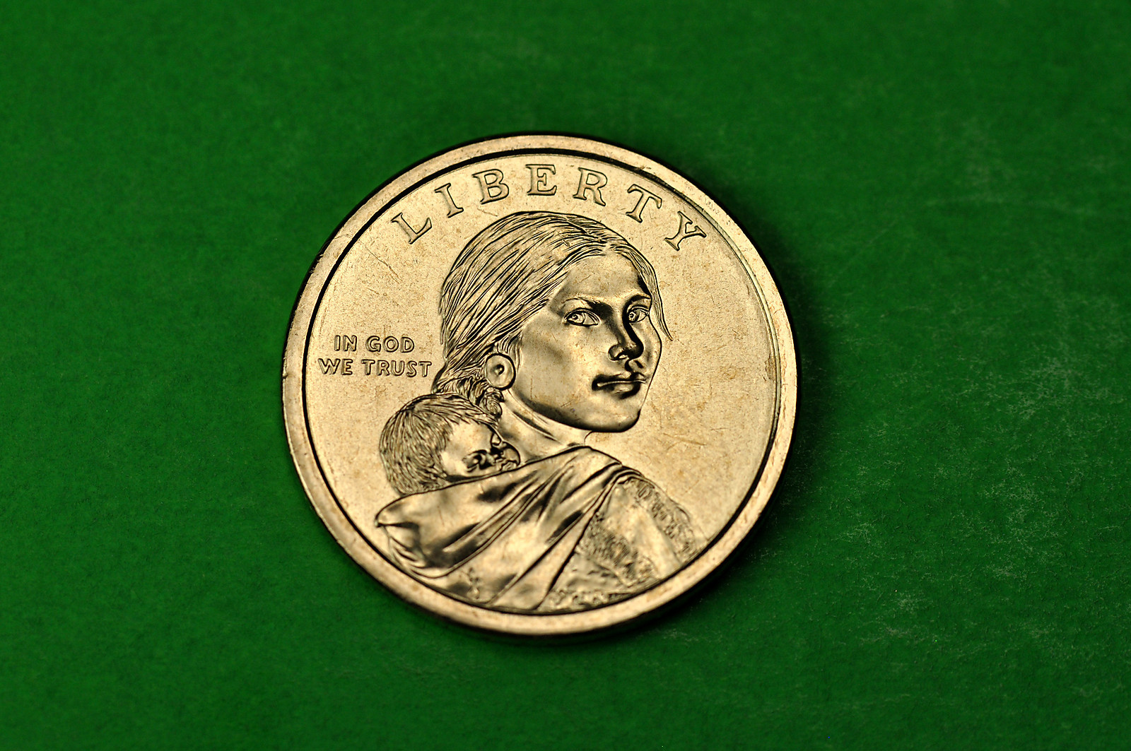 2014-D  BU Mint State (Sacagawea/Native American) US One Dollar Coin