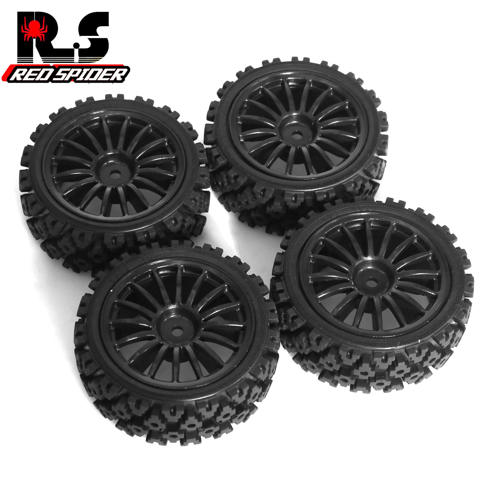 70MM Plastic Wheel Rubber Tire For Lc PTG 1/10 xv01 xv02