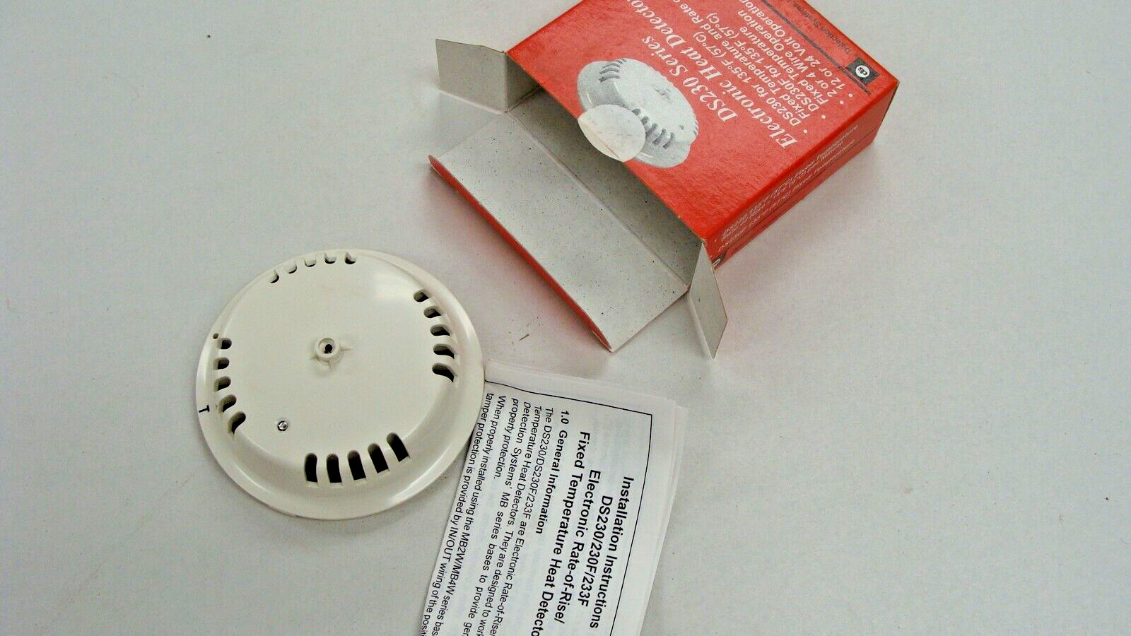 BOSCH DETECTION SYSTEMS DS230 Rate of Rise Heat Detector NEW NOS DS-230