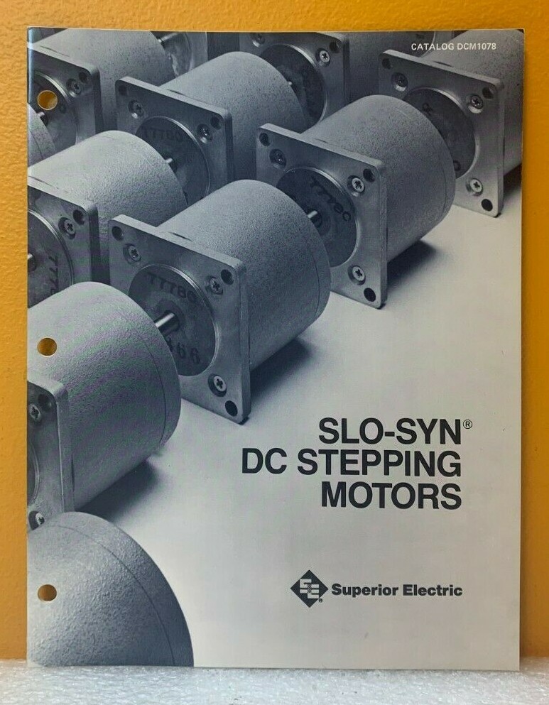 The Superior Electric Company Slo-Syn DC Stepping Motors Catalog.