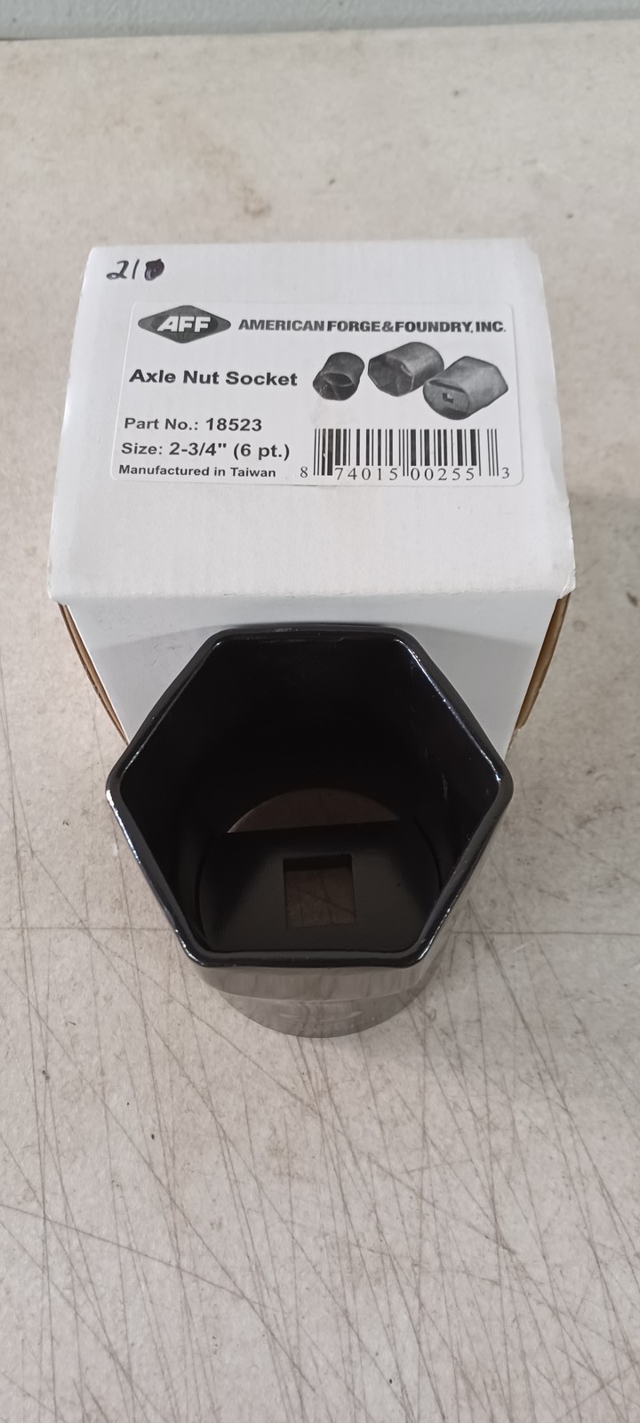 AMERICAN FORGE &AMP; FOUNDRY INC NEW - AXLE NUT SOCKET, 2-3/4" , 6 POINT 18523