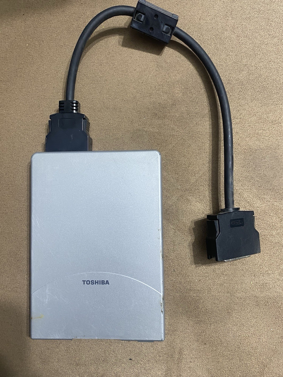 Vintage Toshiba 3.5” Floppy Disk Drive PA2669U W/ Cable
