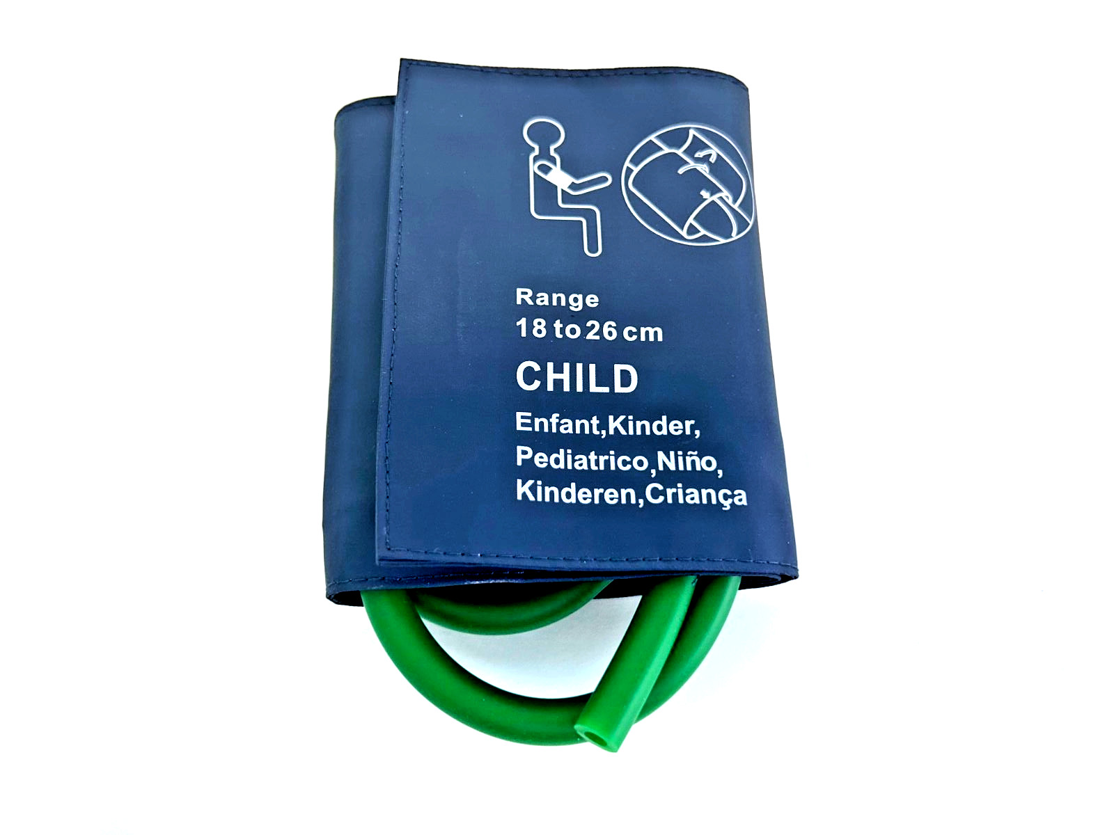 GE/Critikon/Dinamap  2742 NIBP CUFF Compatible, Pediatric, Single Hose, 18-26cm