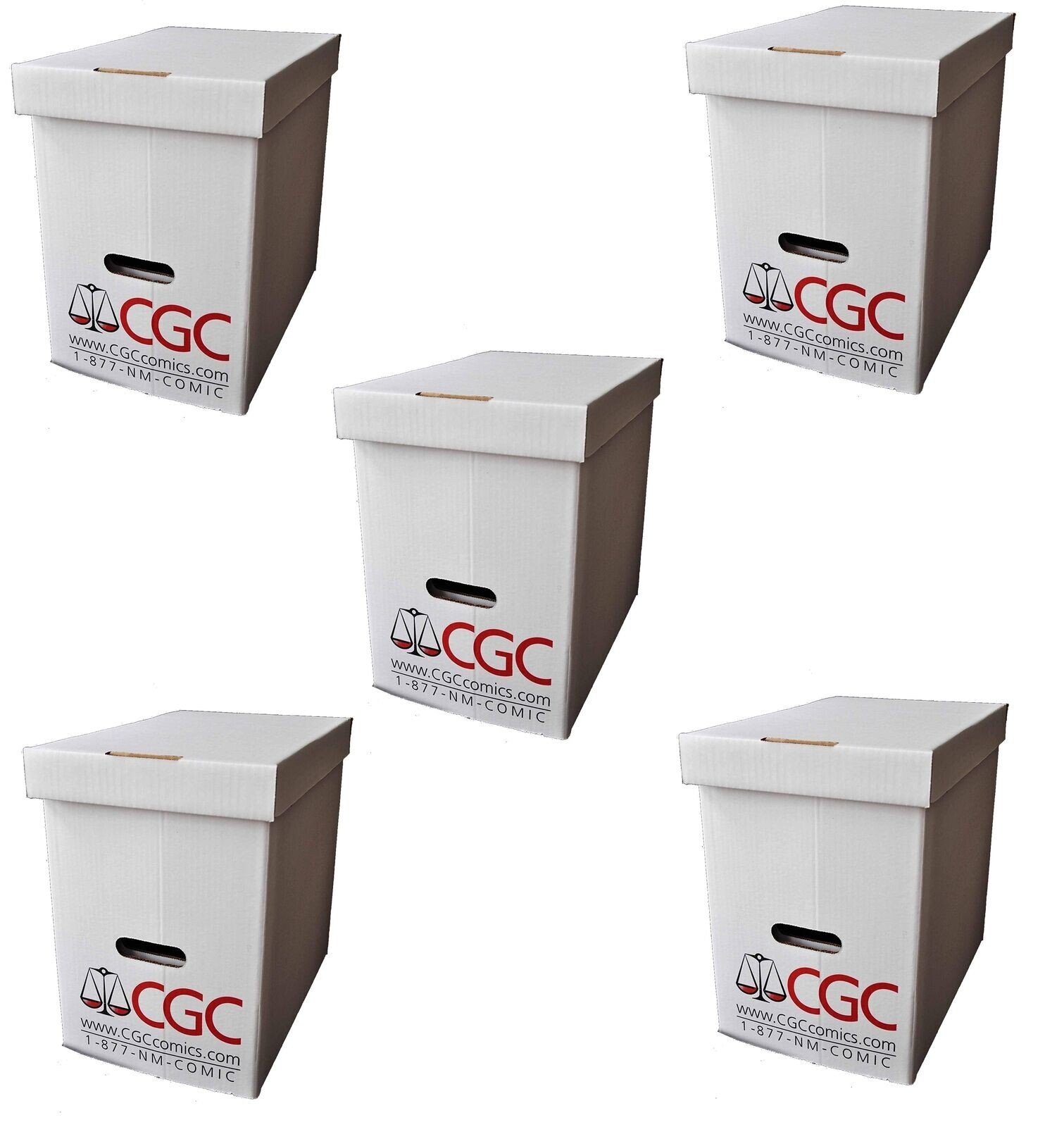 5 E. Gerber Official Authorized CGC Graded  Magazine Storage Boxes Factory Case