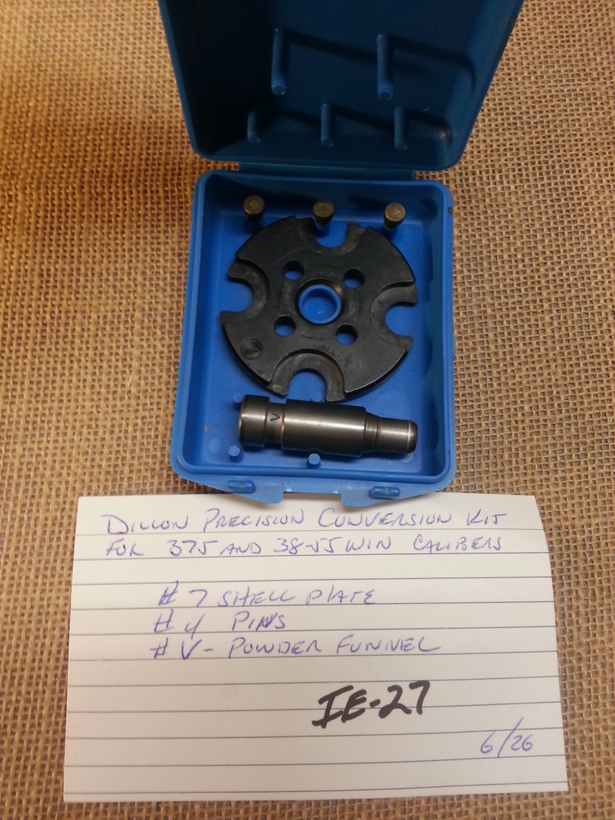 Dillon Precision Conversion Set 450/550 Presses 375 & 38-55 Winchester