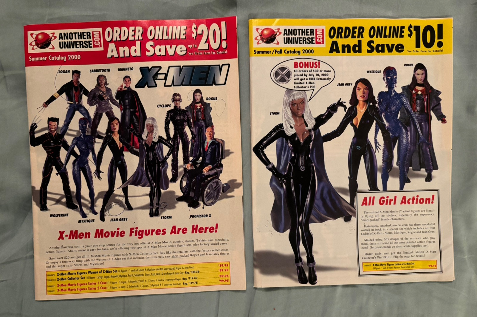 Lot of 2 Another Universe .com Catalog Magazine Summer 2000 VERY GOOD CONDITION