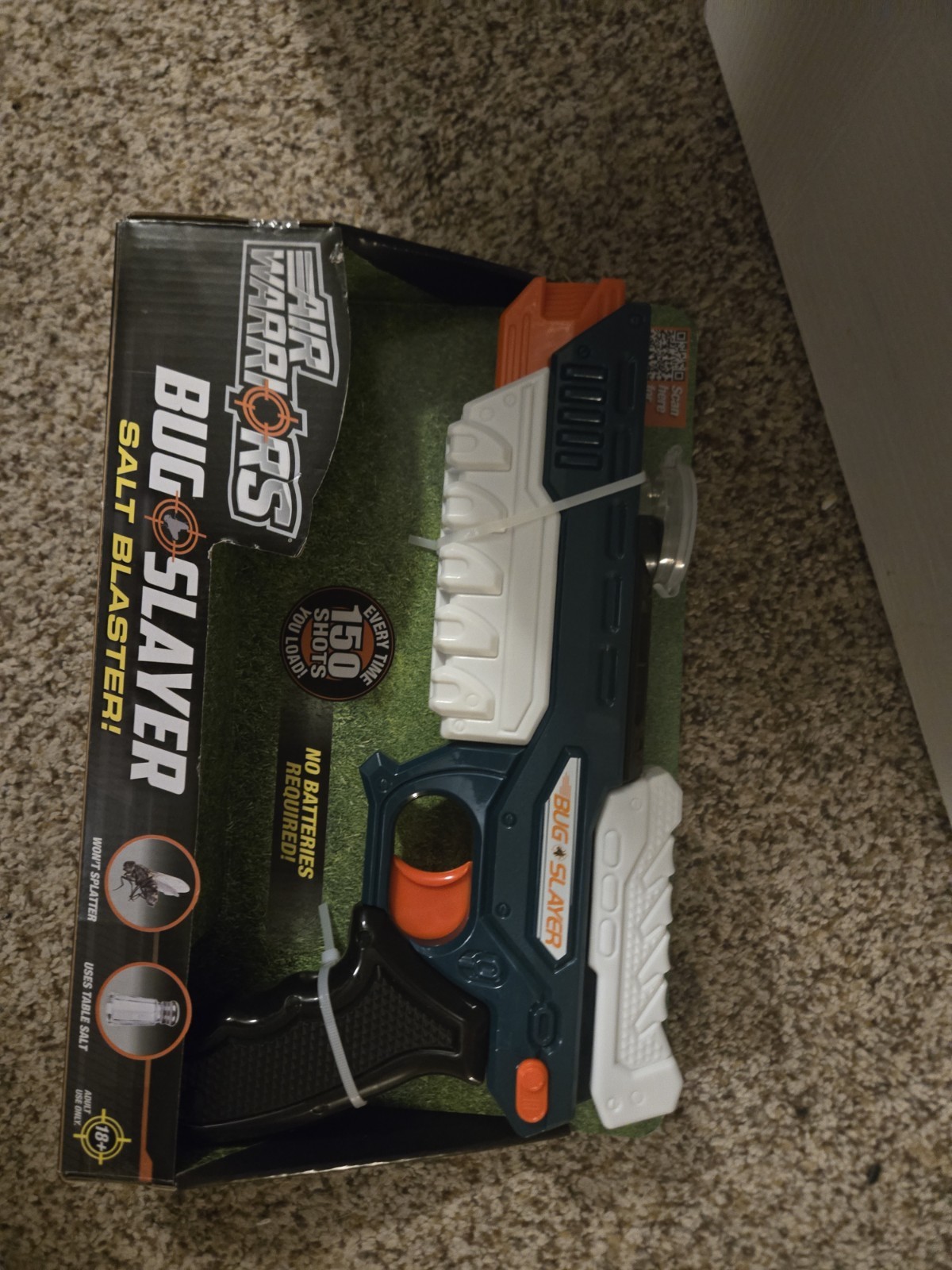 Air Warriors Bug Slayer Salt Blaster New In Box Insect Repellent Ages 18+