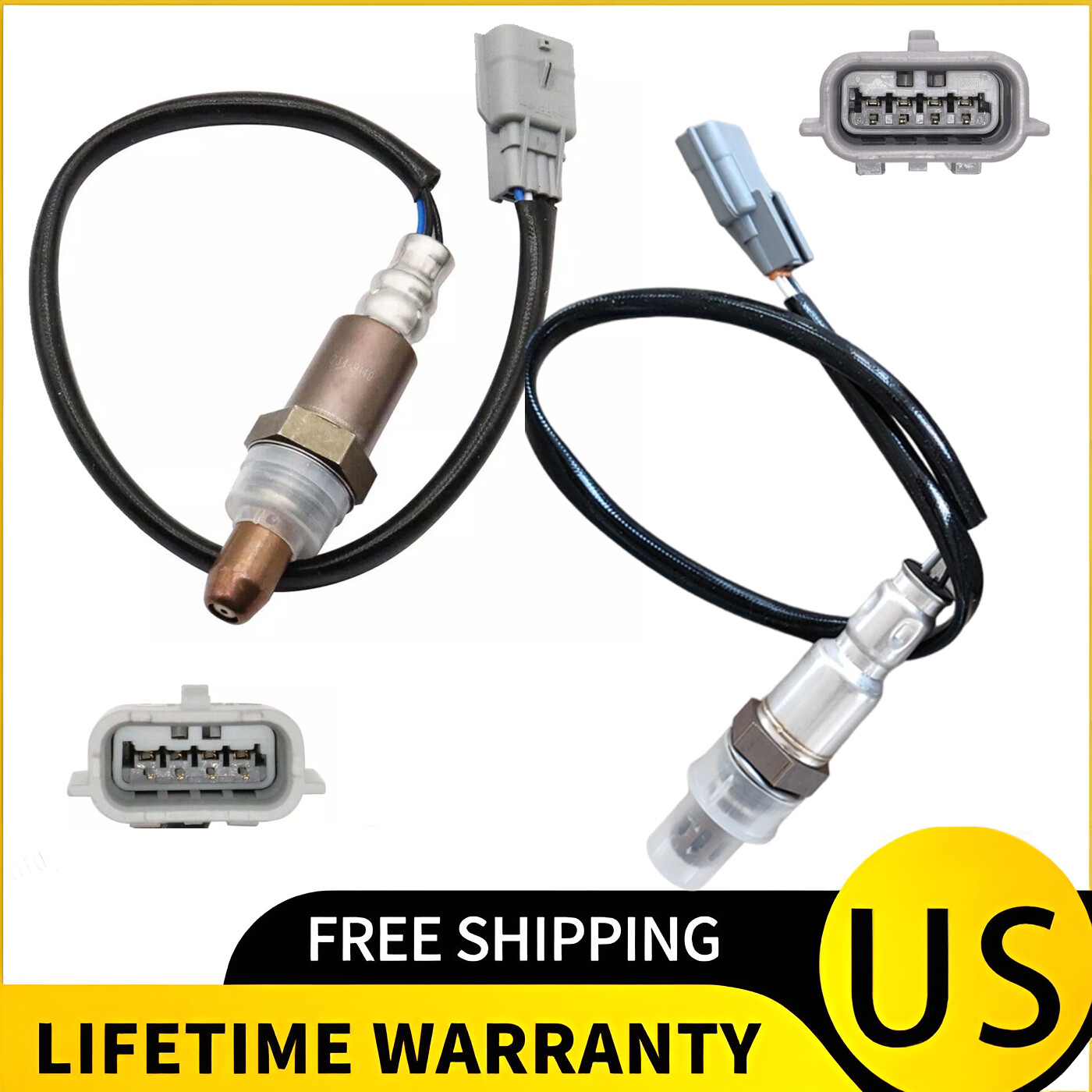 2pcs Upstream+Downstream Oxygen Sensors fit for Nissan Sentra 1.8L L4 2013 -2018