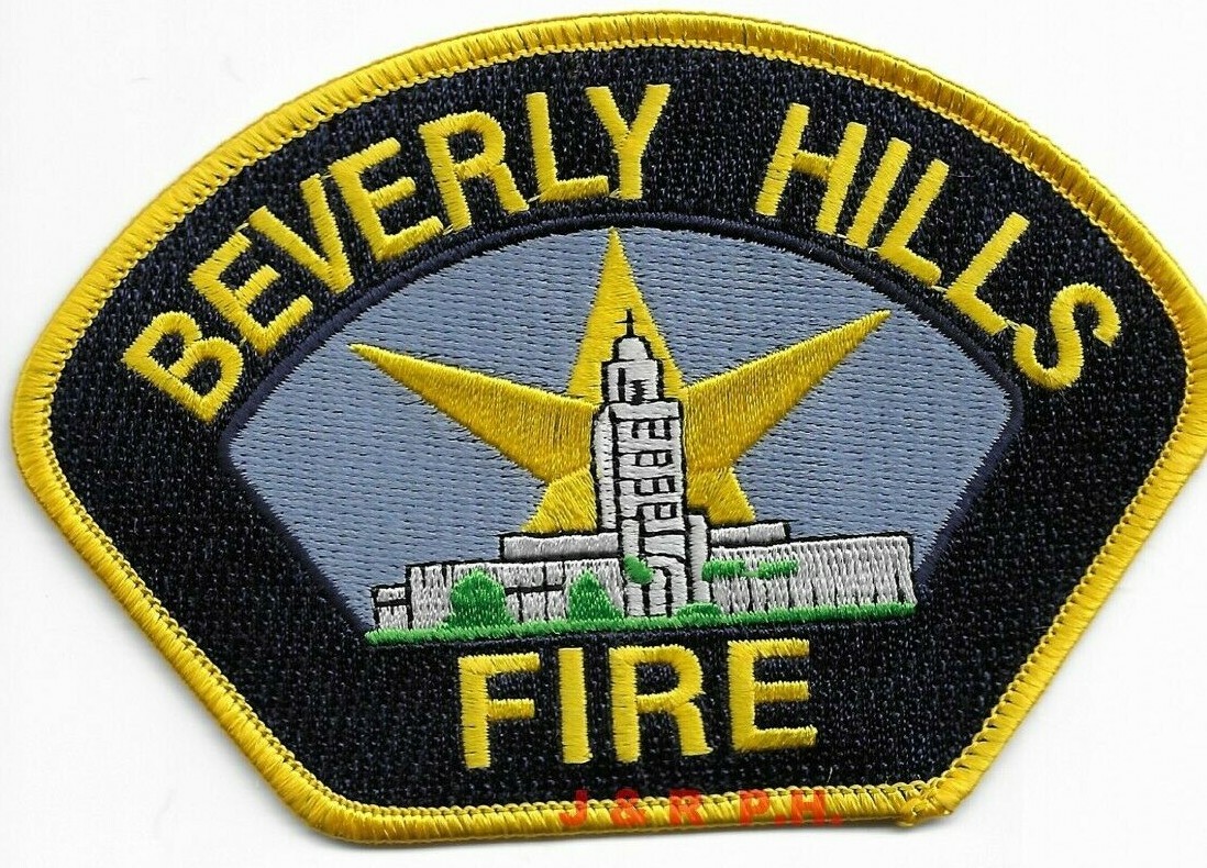 Beverly Hills Fire, California  (4.75" x 3.25" size) fire patch