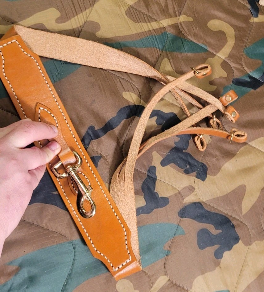 Leather Game Carrier Brown Heavy Leather