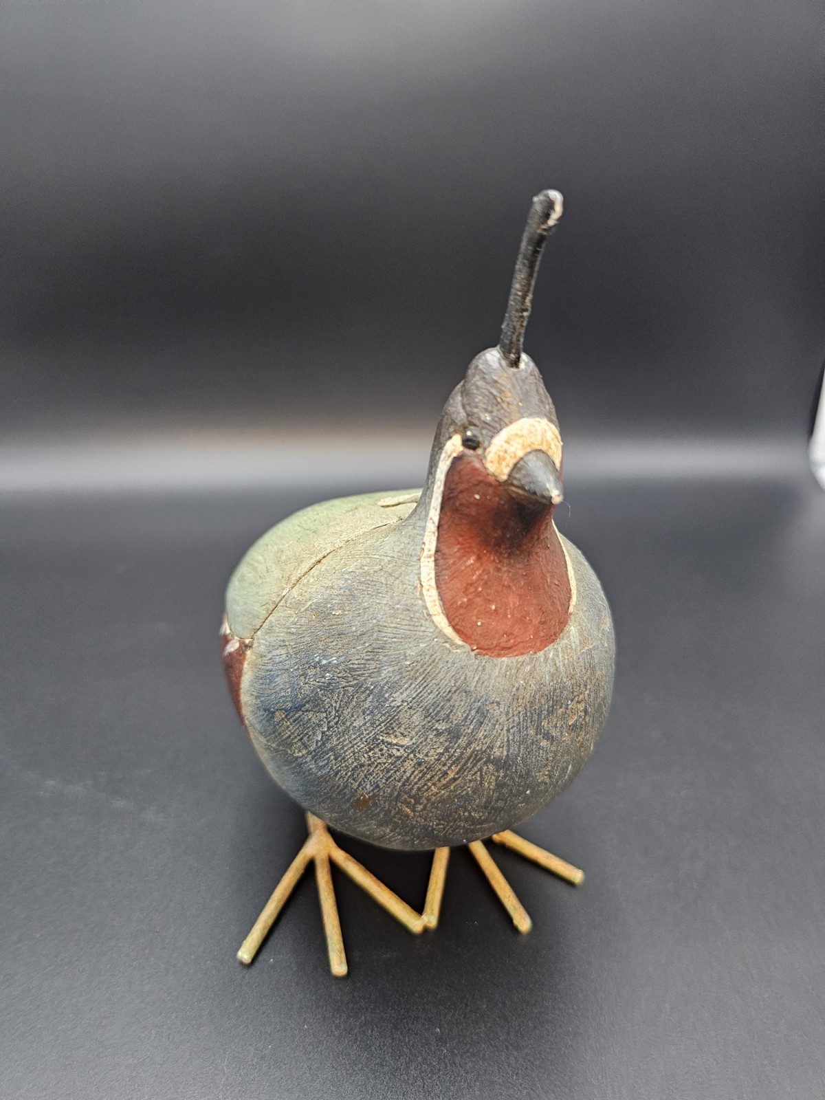 Quail trinket storage decorative box