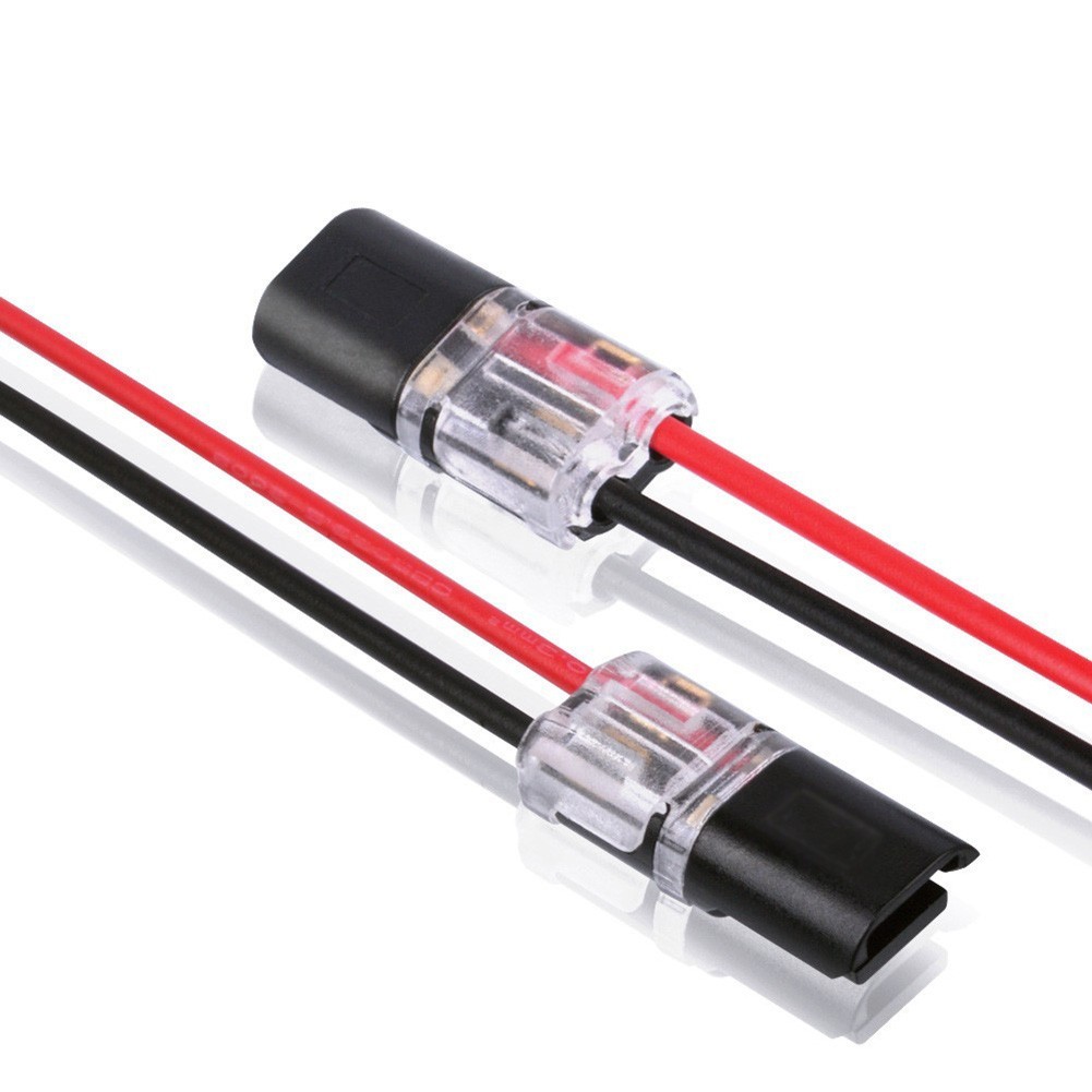 5PCS/Set T2 Wire Cable Snap In Connector Terminals Quick and Easy Installation
