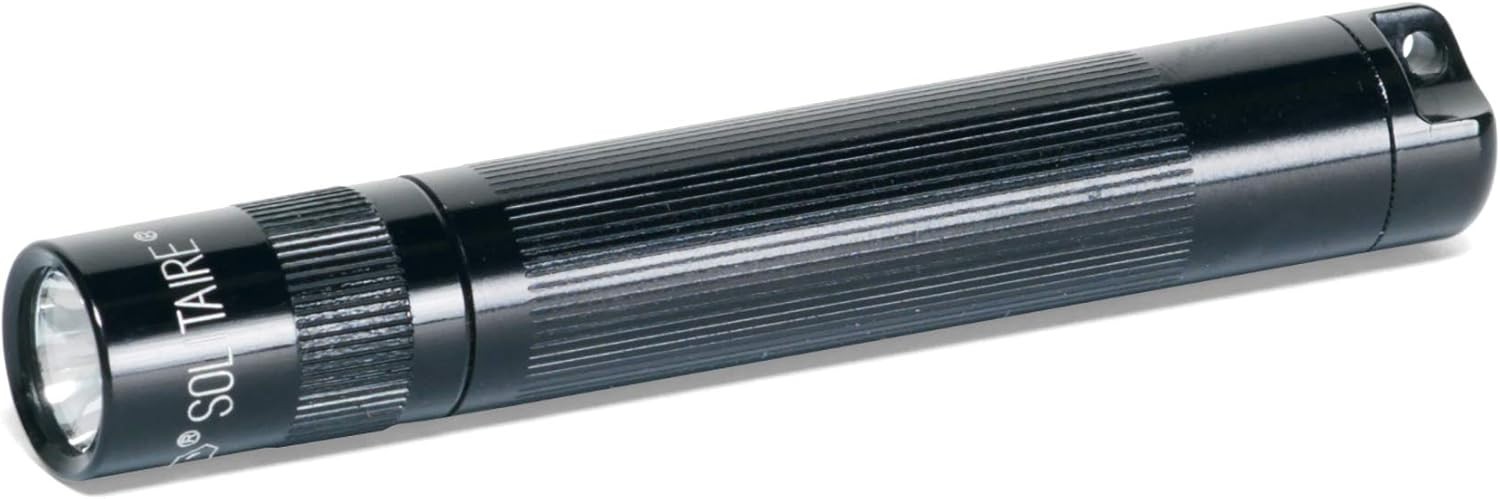 Maglite Solitaire Incandescent 1-Cell AAA Flashlight in Box Black USA