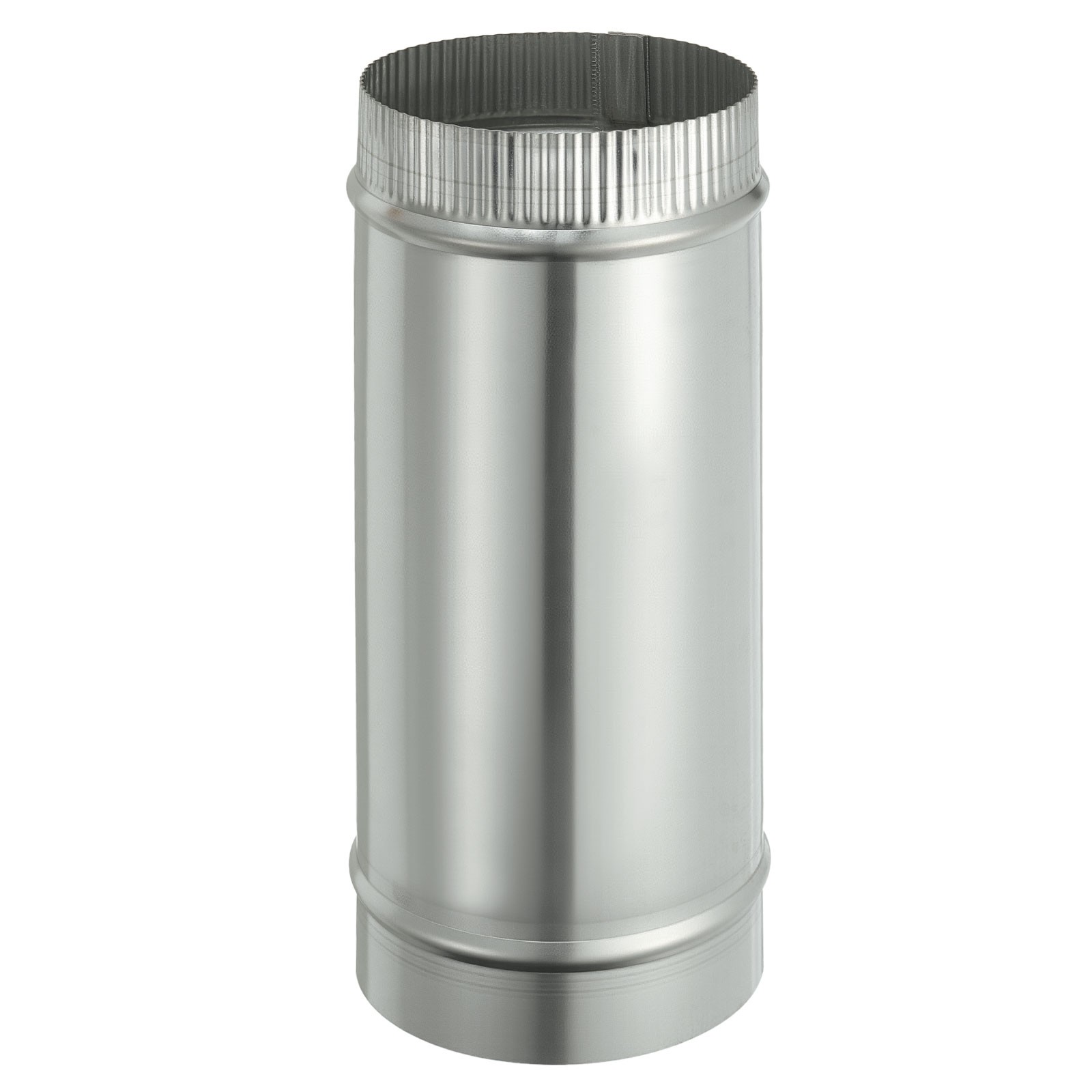 5 x 12 Inch Round Dryer Duct, 1PCS Galvanized Steel Air Vent Duct, Silver