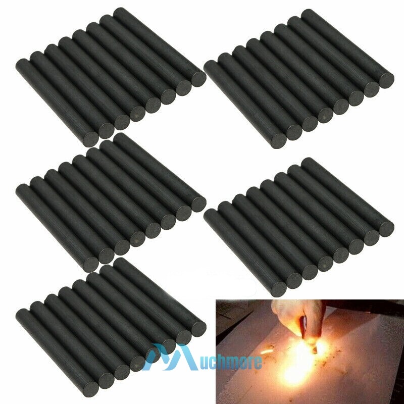 8~40Pcs Ferrocerium 5/16" Flint Fire Starter Magnesium Rod Survival Lighter Kit