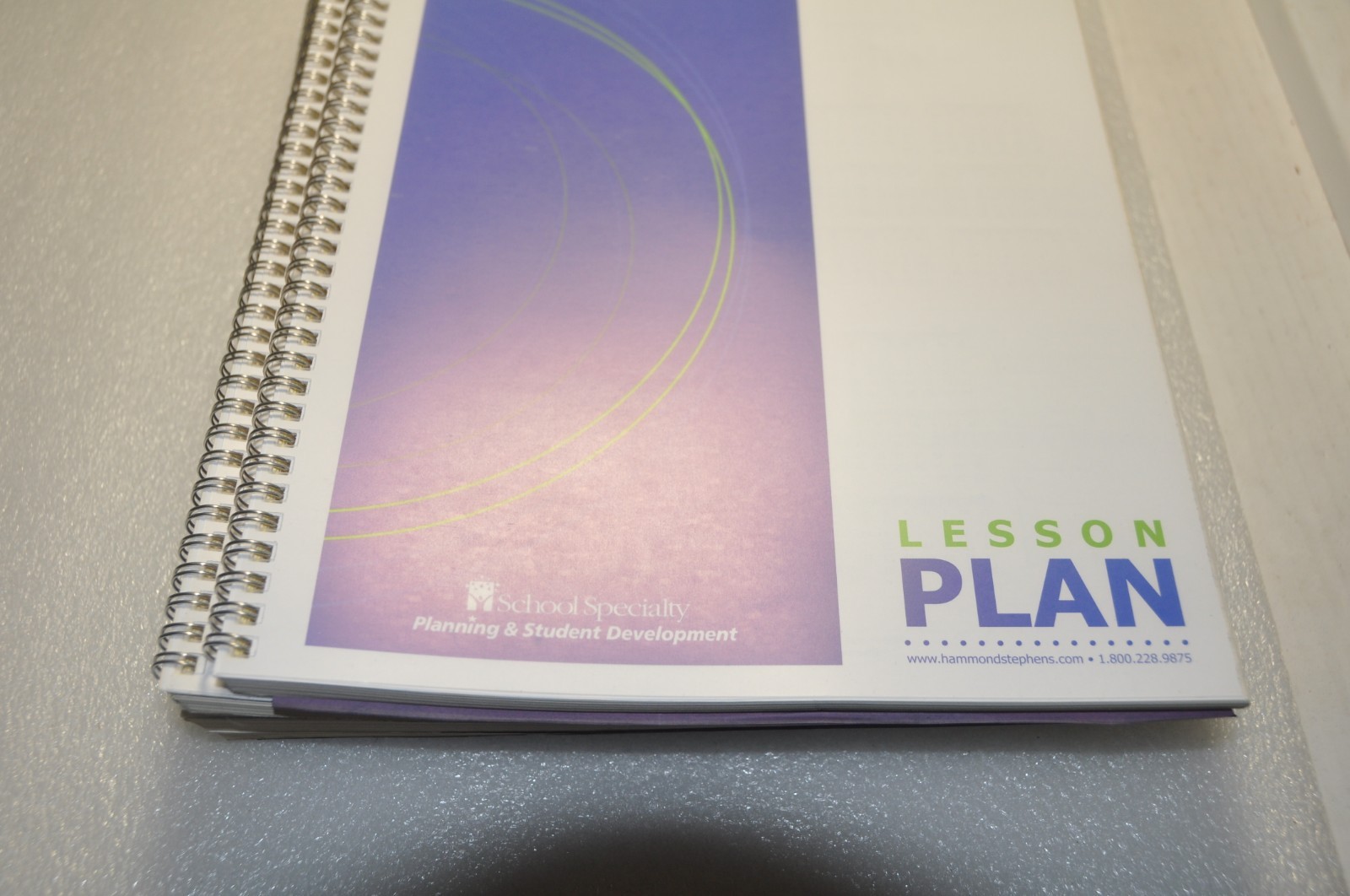5 Hammond Stephens Lesson Plan Book Form 0457-8 -Wire Bound Free Ship