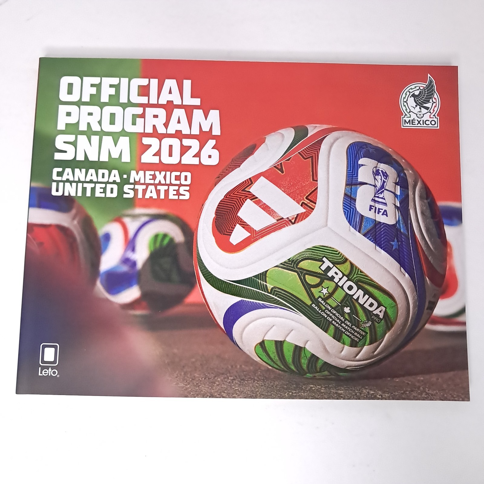 Leto 2026 FIFA World Cup SNM Official Program Booklet ENGLISH 126 Pages New