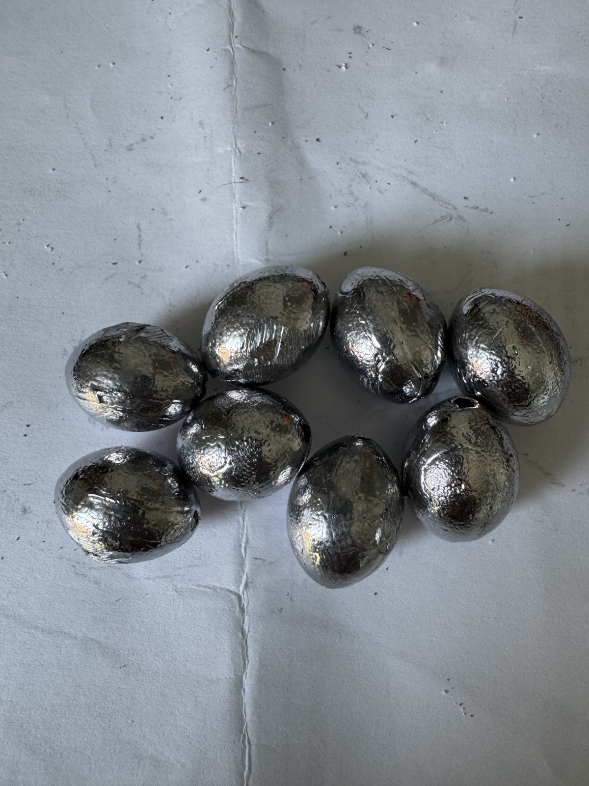 OVAL PIKE, CARP AND PIRCH EGG WEIGHTS INLINE PREDATOR WEIGHTS 1oz PACK 5