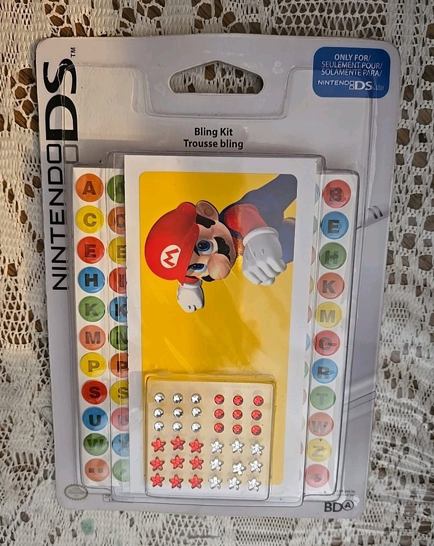 Nintendo DS Mario Bling Kit Accessories Kit 2008 NEW