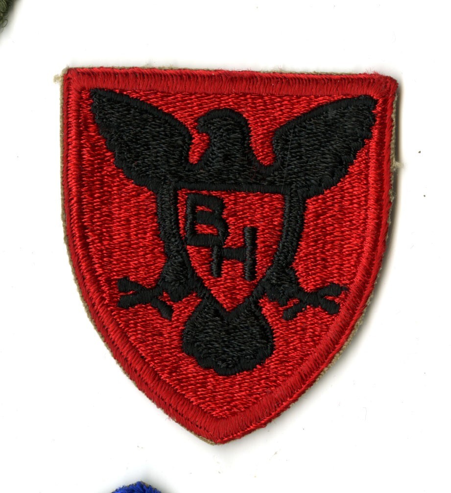 86th Infantry Division White Back Patch WWII Vintage Germany Czechoslovakia