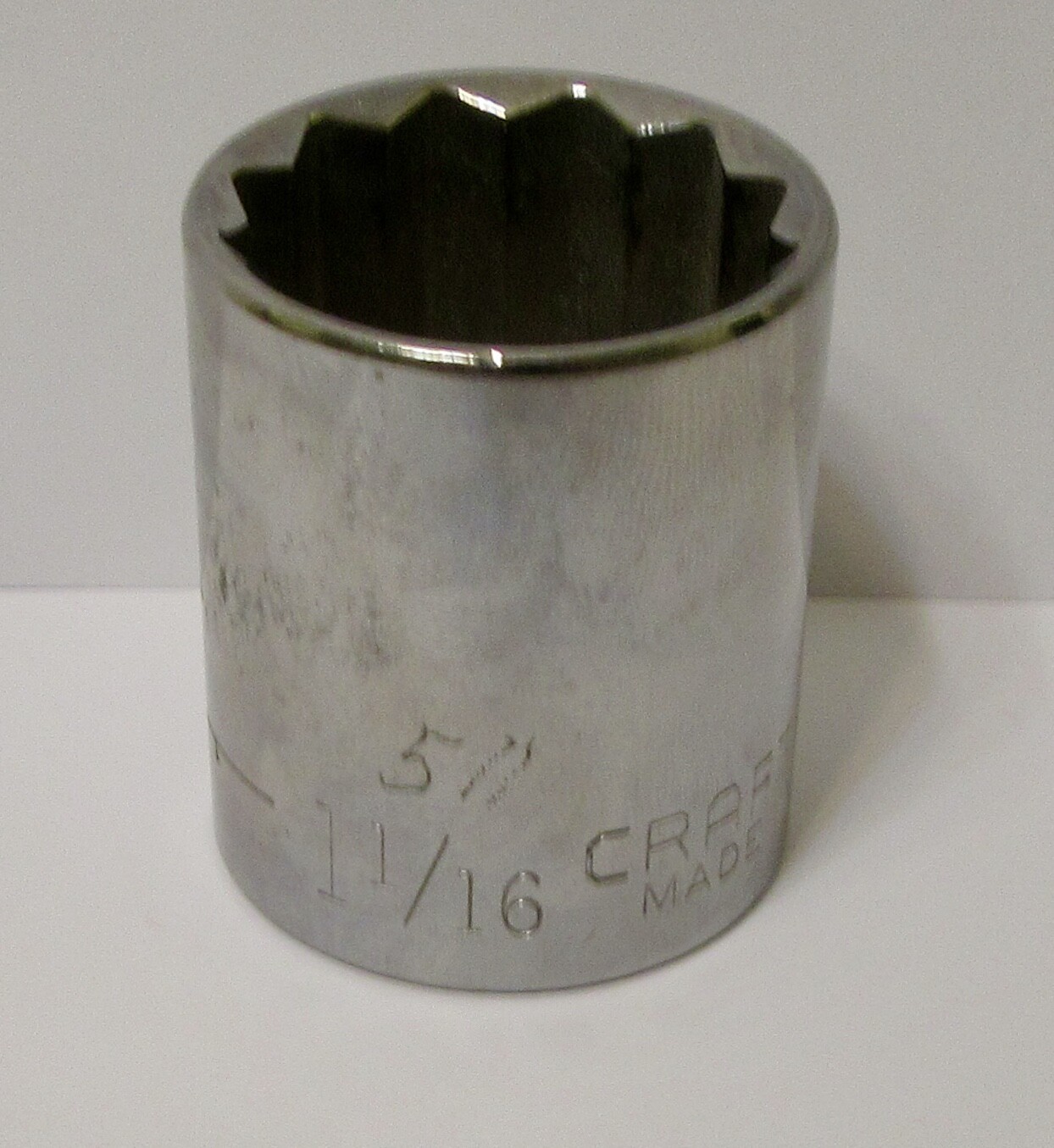 Craftsman 47515  G Series 1 1/16" 1/2" Drive 12 PT Socket (1 Engraved 1 Clear)