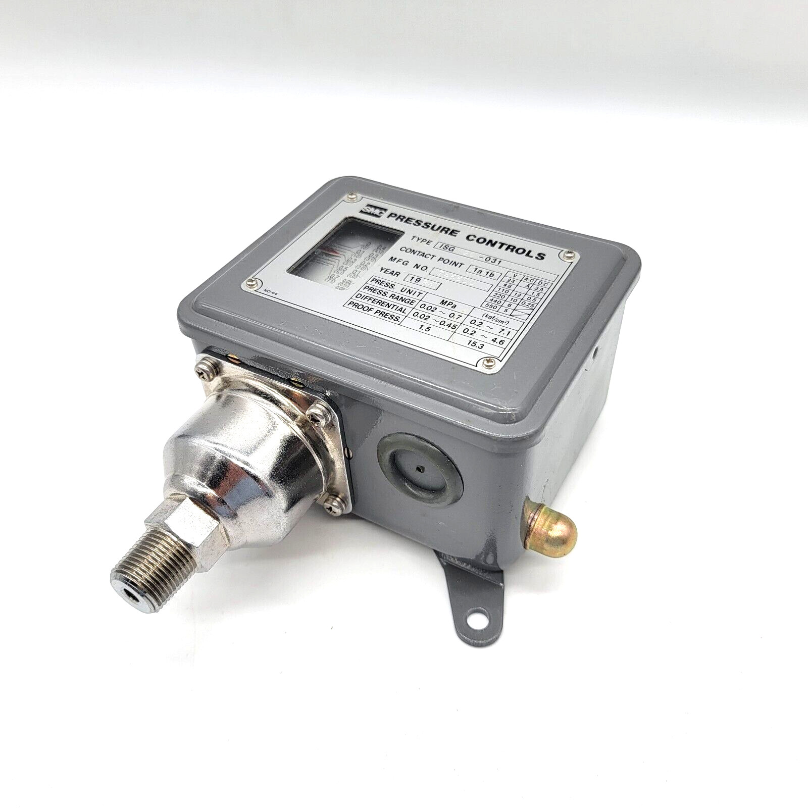 SMC ISG120-031 Pressure Switch